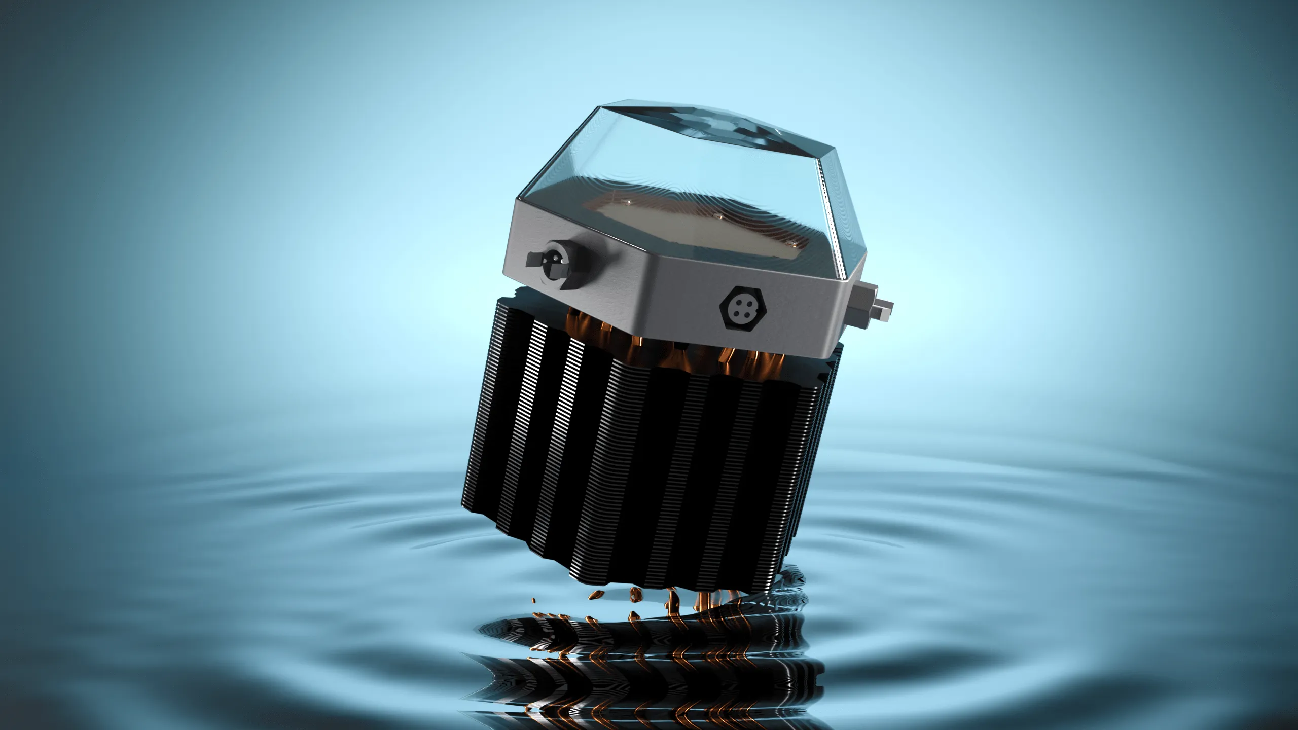 Thermal Floater, a floating solar renewable that produces electricity 24/7